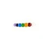 Crystal Delights Rainbow Bubble Glass Dildo