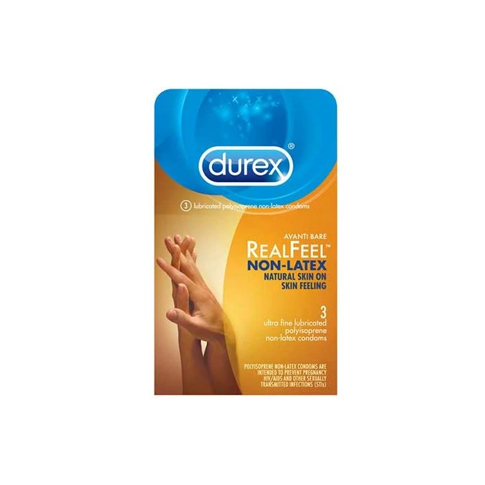 Durex Avanti Bare Real Feel Polyisoprene Non-Latex Condoms