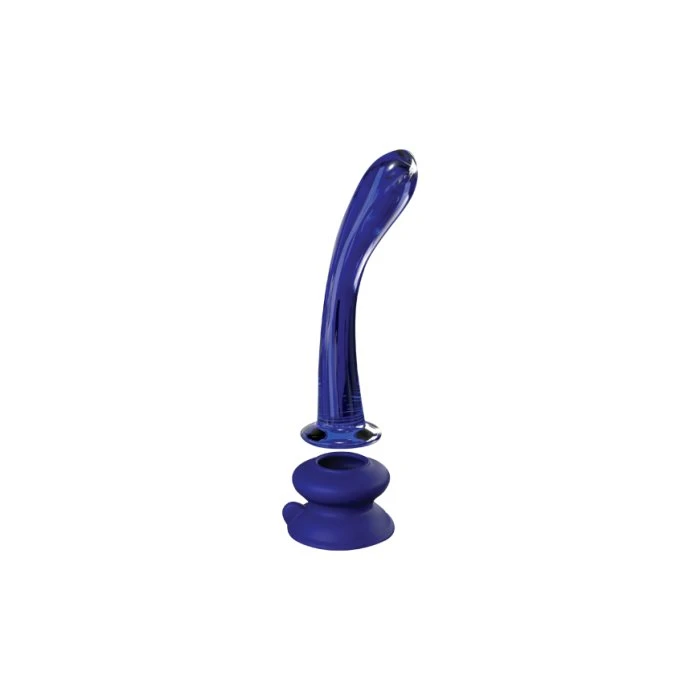 Pipedream Icicles No. 89 Glass Suction Cup Curved G Spot Wand - Image 3