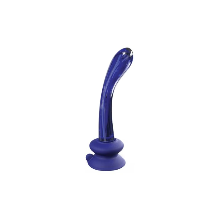 Pipedream Icicles No. 89 Glass Suction Cup Curved G Spot Wand