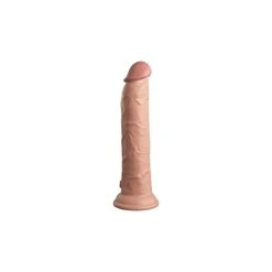 Pipedream King Cock Elite Vibrating Remote Control Silicone Suction Cup Dual-Density 9" Cock