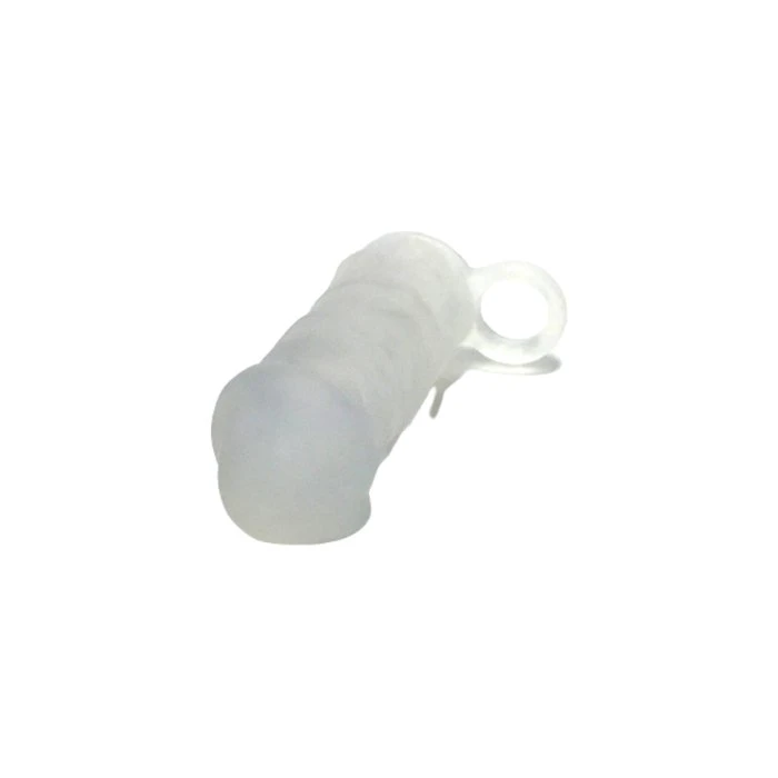 Boneyard Rascal Meaty Clear Stretchy Silicone Cock Extender With Ball Strap - Image 3