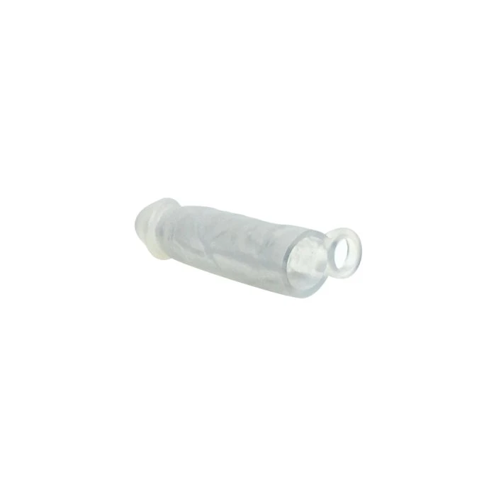 Boneyard Rascal Meaty Clear Stretchy Silicone Cock Extender With Ball Strap - Image 5
