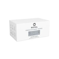 Royal Condom Vegan Intimacy Cleansing Wipes Individually Wrapped Box