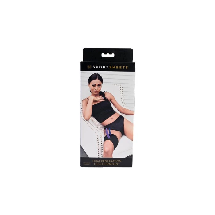 Sportsheets Dual Penetration Thigh Strap On Harness - Image 3